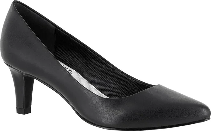 Easy Street Pointe Women's Shoes Black : 7 M (B), Synthetic