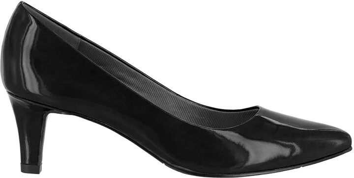 Easy Street Pointe Women's Shoes Black Patent : 7 N (AA), Synthetic - Image 7
