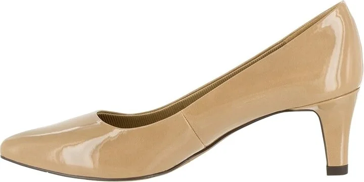 Easy Street Pointe Women's Shoes Nude Patent : 6 N (AA), Synthetic - Image 6