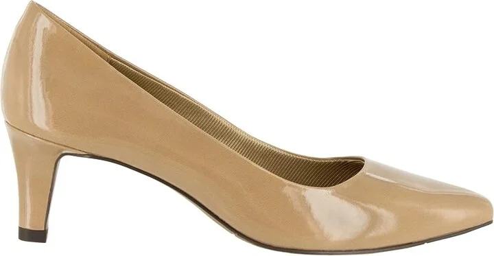 Easy Street Pointe Women's Shoes Nude Patent : 6 N (AA), Synthetic - Image 7