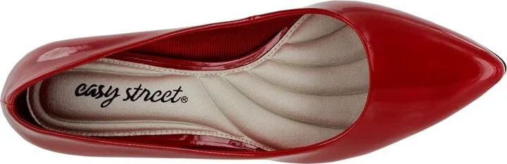 Easy Street Pointe Women's Shoes Red Patent : 7 N (AA), Synthetic - Image 2