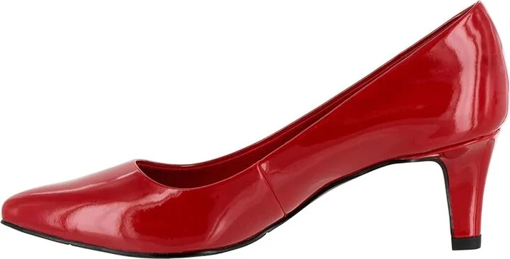 Easy Street Pointe Women's Shoes Red Patent : 7 N (AA), Synthetic - Image 6