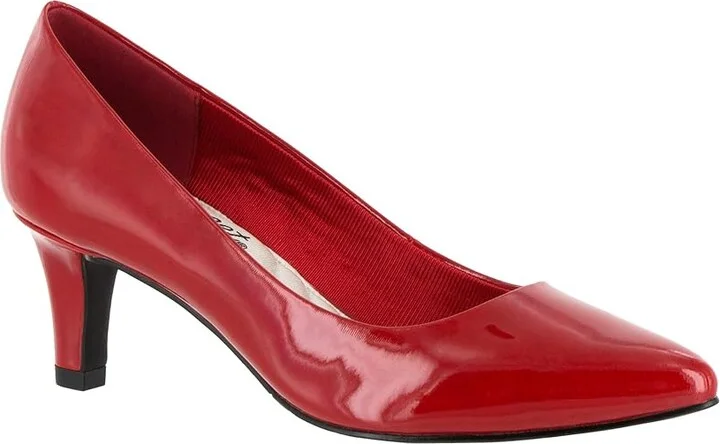 Easy Street Pointe Women's Shoes Red Patent : 7 N (AA), Synthetic