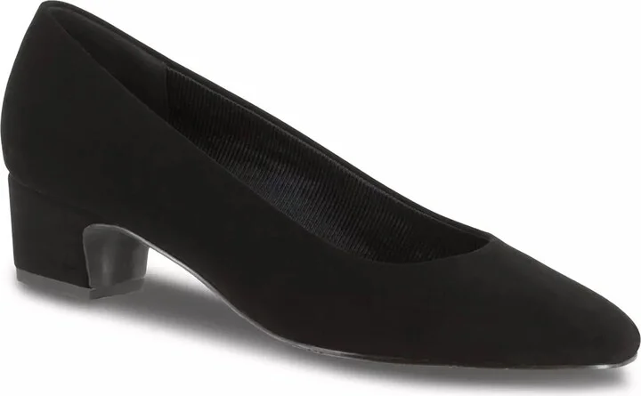 Black Faux Suede