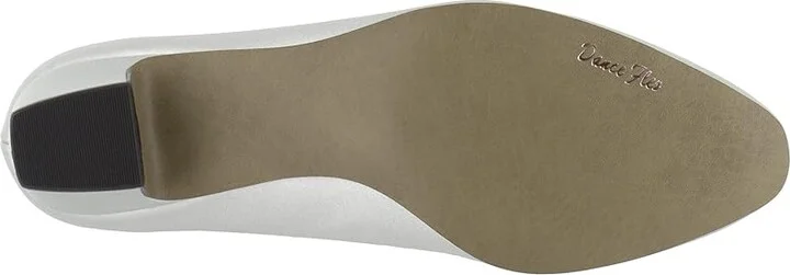 Easy Street Prim Women's Shoes Silver Satin : 9 N (AA), Synthetic - Image 3