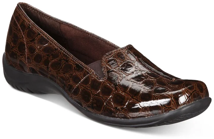 Brown Patent Croco