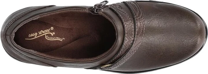 Easy Street Rasia High Women's Heels Brown : 8.5 W (D), Leather/Textile - Image 2