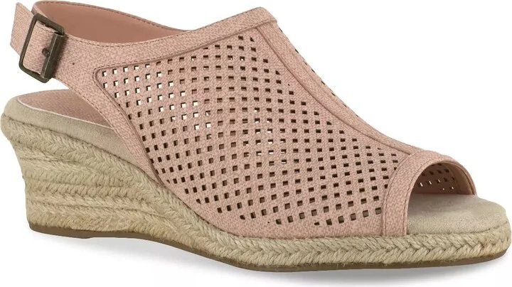 Easy Street Stacy Espadrille Wedge Sandal