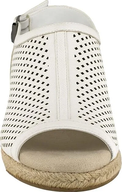 Easy Street Stacy Women's Shoes White Linen Print : 6 M (B), Synthetic - Image 5