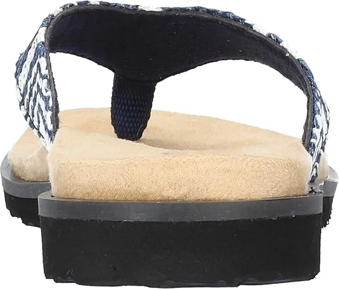 Easy Street Stevie Women's Shoes Navy/White Raffia Woven : 10 N (AA), Synthetic - Image 4