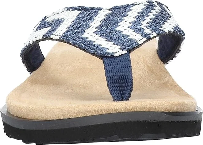 Easy Street Stevie Women's Shoes Navy/White Raffia Woven : 10 N (AA), Synthetic - Image 5