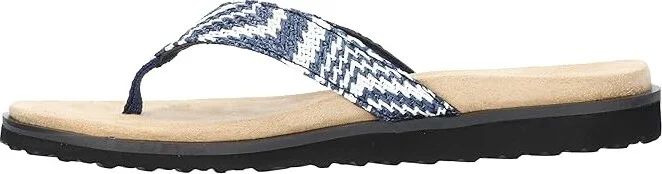 Easy Street Stevie Women's Shoes Navy/White Raffia Woven : 10 N (AA), Synthetic - Image 6