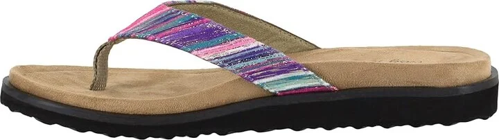 Easy Street Stevie Women's Shoes Purple Striped Metallic : 10 N (AA), Synthetic - Image 6