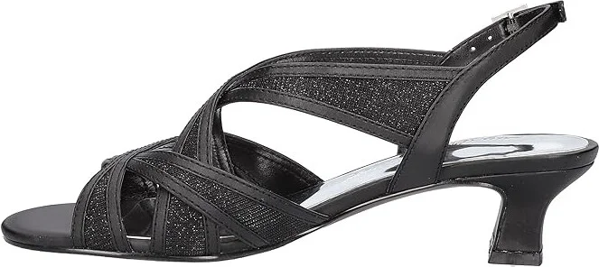 Easy Street Tristen Women's Shoes Black Satin : 6 M (B), Synthetic - Image 6