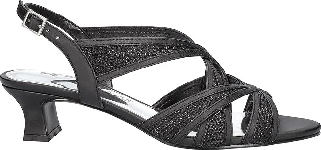 Easy Street Tristen Women's Shoes Black Satin : 6 M (B), Synthetic - Image 7