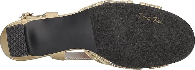 Easy Street Tristen Women's Shoes Gold Satin : 6.5 N (AA), Synthetic - Image 3