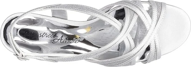 Easy Street Tristen Women's Shoes Silver Satin : 6.5 M (B), Synthetic - Image 2