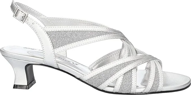 Easy Street Tristen Women's Shoes Silver Satin : 6.5 M (B), Synthetic - Image 7