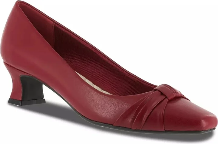 Red Faux Leather