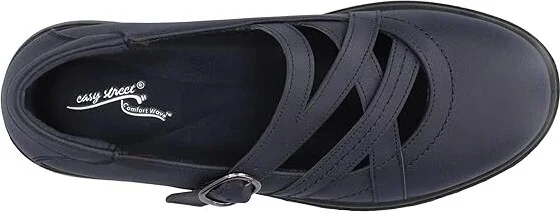 Easy Street Wise Women's Shoes Navy/Gore : 9.5 M (B), Faux Leather - Image 2