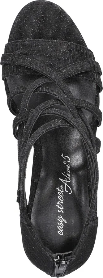 Easy Street Women's Bee Zip Platform Sandals - Image 4