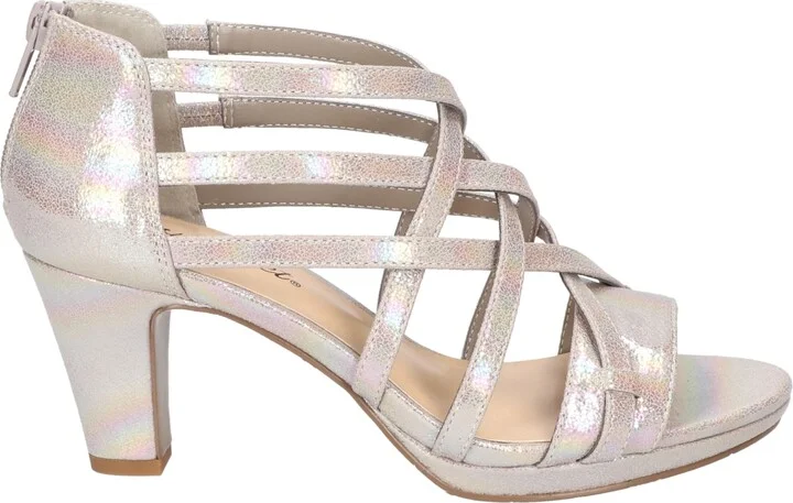 Easy Street Women's Bee Zip Platform Sandals - Image 7