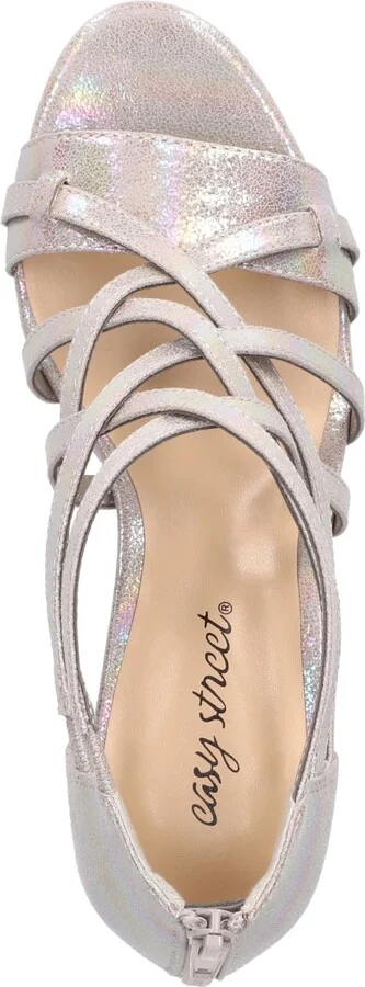 Easy Street Women's Bee Zip Platform Sandals - Image 9