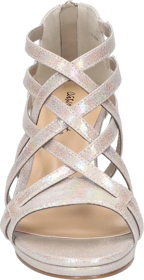 Easy Street Women's Bee Zip Platform Sandals - Image 11
