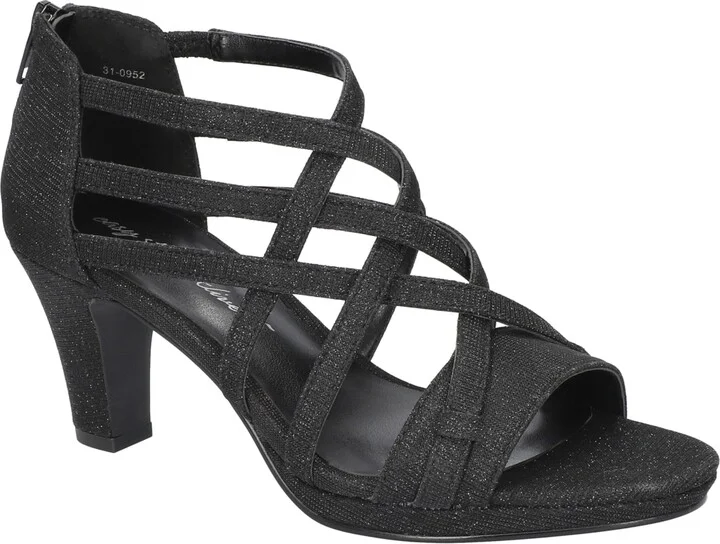 Easy Street Women's Bee Zip Platform Sandals