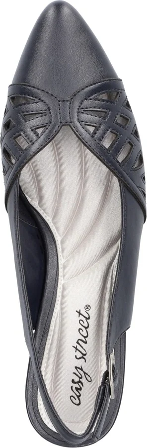 Easy Street Women's Bizzy Buckle Slingback Pumps - Image 9