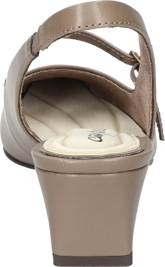 Easy Street Women's Cameo Square Toe Slingback Pumps - Image 8