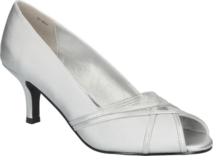Easy Street Women's Celeste Peep Toe Pumps