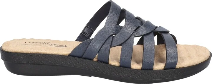 Easy Street Women's Comfort Wave Sheri Slide Sandals - Image 3