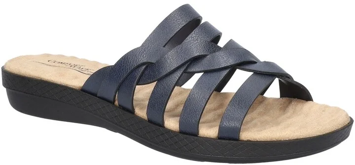 Easy Street Women's Comfort Wave Sheri Slide Sandals