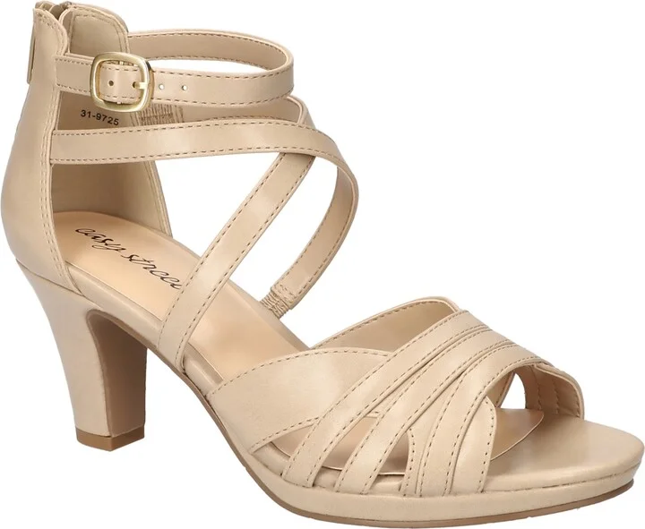 Easy Street Women's Crissa Buckle Dress Sandals