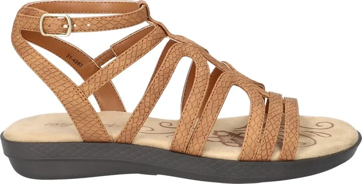 Easy Street Women's Daylily Gladiator Buckle Flat Sandals - Image 2