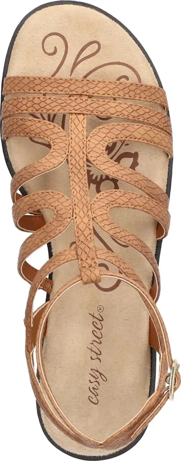 Easy Street Women's Daylily Gladiator Buckle Flat Sandals - Image 4