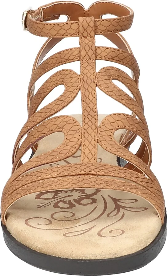 Easy Street Women's Daylily Gladiator Buckle Flat Sandals - Image 6