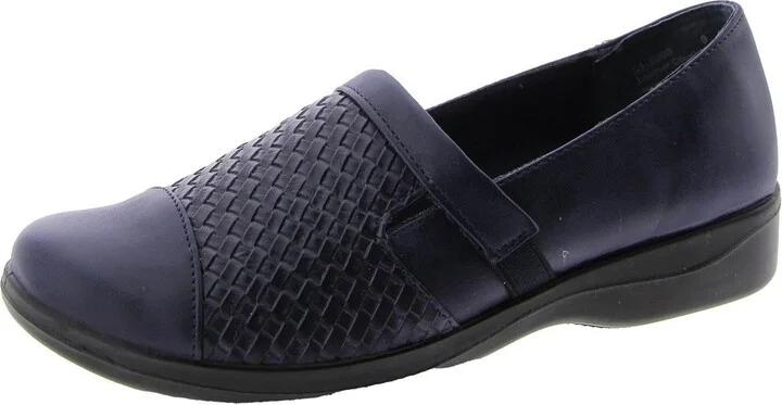 Navy Woven Embossed