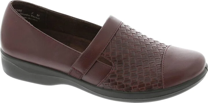 Burgundy Woven Embossed