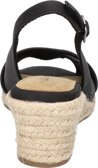 Easy Street Women's Devlin Espadrille Wedge Sandals - Blue, Purple - Fabric - Image 7