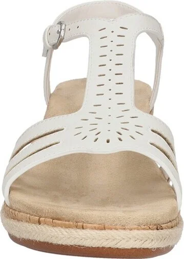 Easy Street Women's Dorinda Wedge Sandals-White 11M - Image 2