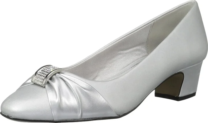 Silver Satin/Silver With Easy Flex Danc