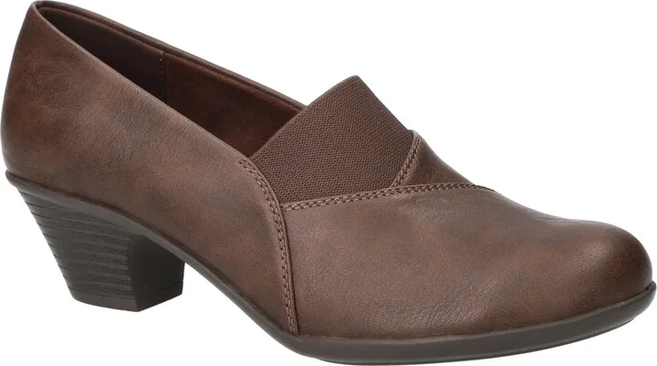 Easy Street Women's Fondly Block-Heel Slip-On Shooties