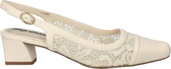 Easy Street Women's Fortune Square Toe Slingback Pumps - Image 2