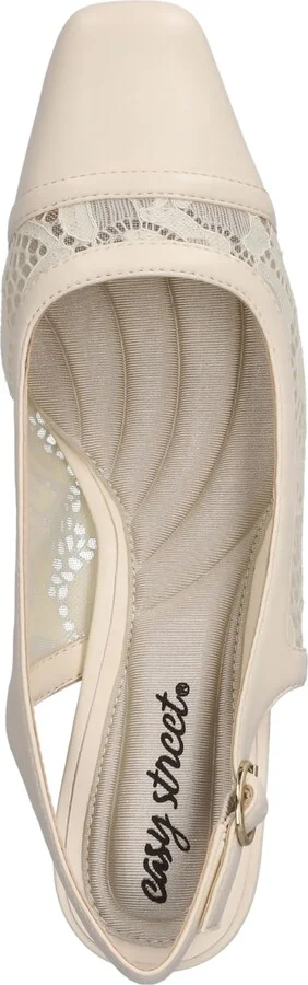 Easy Street Women's Fortune Square Toe Slingback Pumps - Image 4