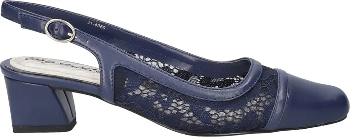 Easy Street Women's Fortune Square Toe Slingback Pumps - Image 7