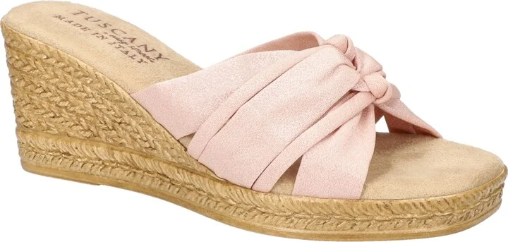 Easy Street Women's Ghita Slip-On Wedge Sandals