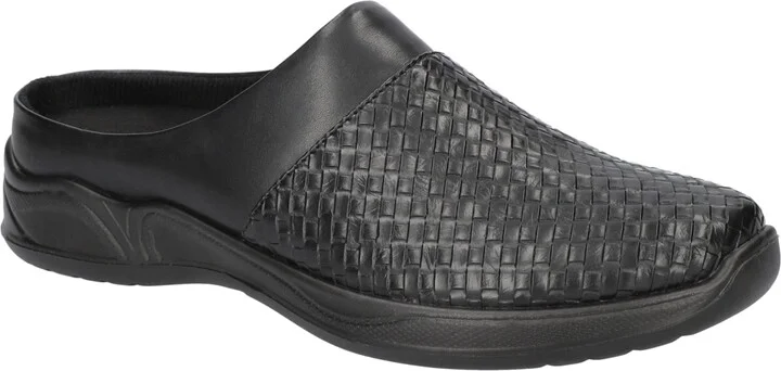 Black Woven Embossed