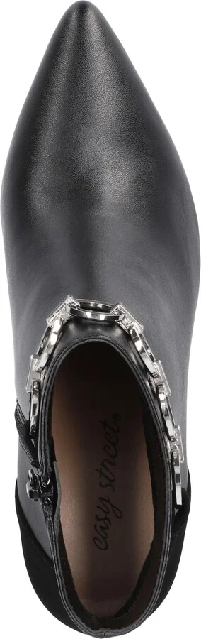 Easy Street Women's Jinx Ankle Zipper Dress Booties - Image 9